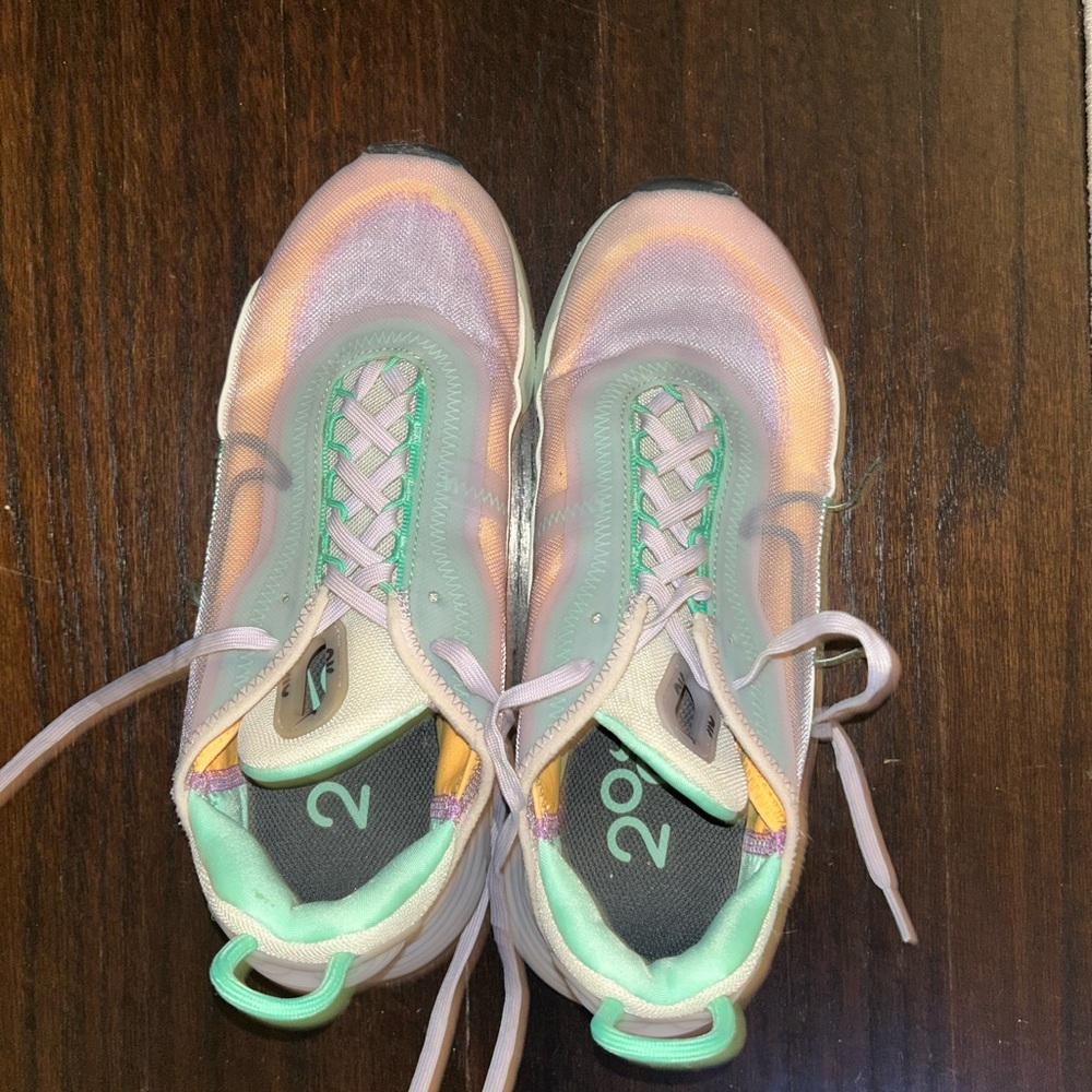 NIKE Iridescent Sneakers with Mint Accents